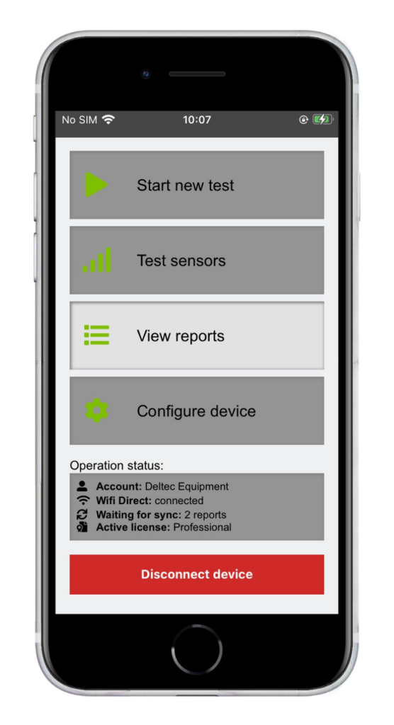 Deltec iOS App 3A