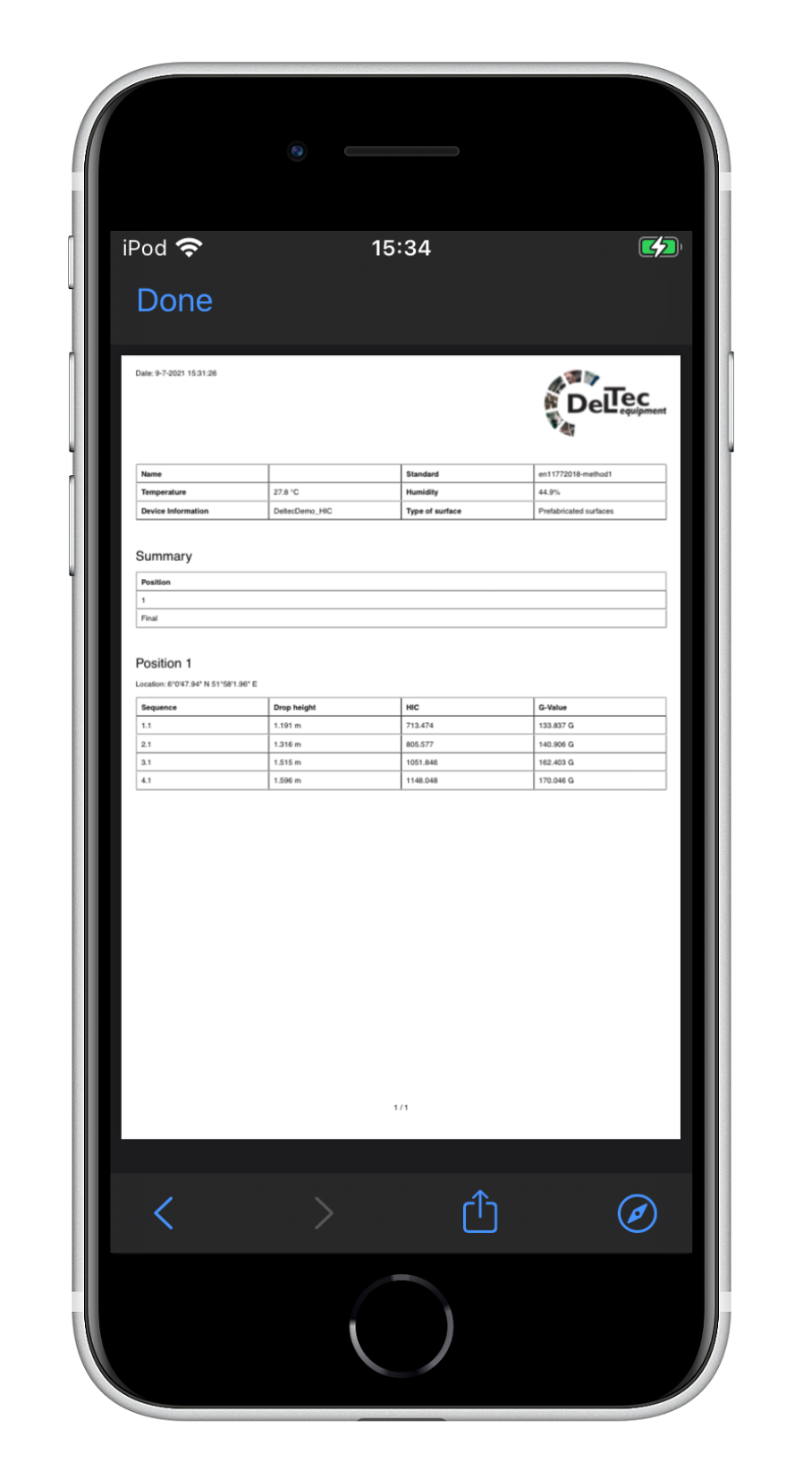 Deltec HIC App